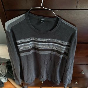 Men’s Alfani grey sweater size L